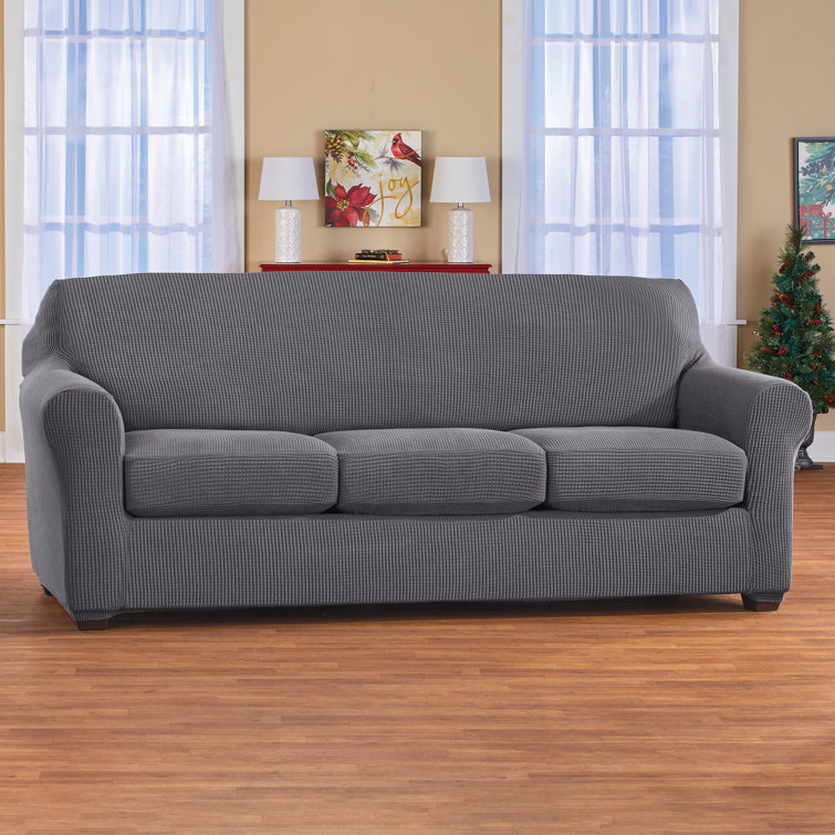 Ebern Designs Box Cushion Sofa Slipcover Wayfair